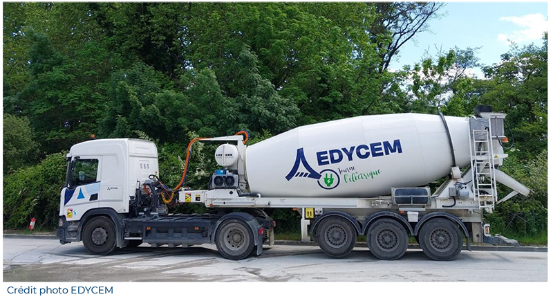2024 05 16 EDYCEM s engage dans le dispositif fret 21 pour reduire ses emissions de gas a effet de serre camion electrique