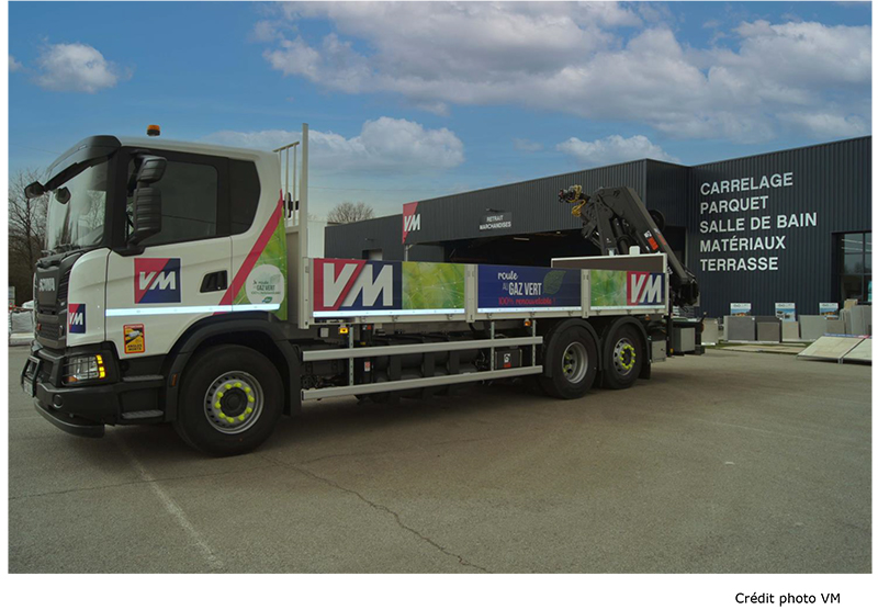 2022 03 23 VM s engage dans le programme fret21 camion vm bio-GNC